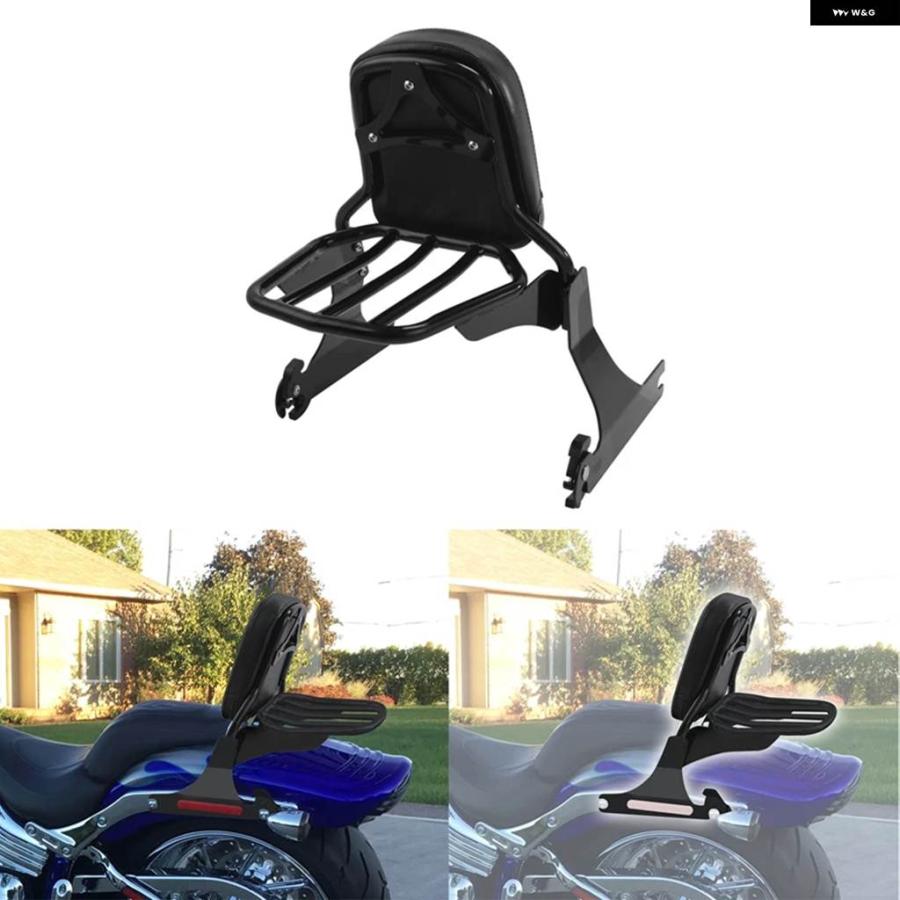 並行輸入品 バックレスト シーシーバー ラゲッジラック ハーレー ソフテイル ブレイクアウト FXSB 2013-2017 カス_1