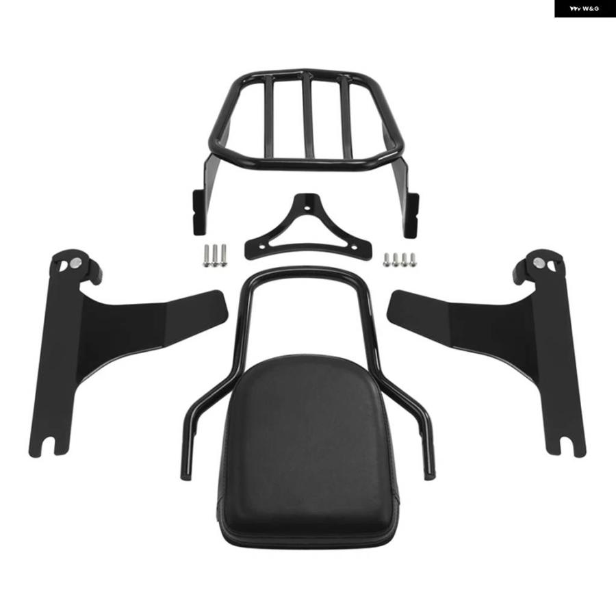 並行輸入品 バックレスト シーシーバー ラゲッジラック ハーレー ソフテイル ブレイクアウト FXSB 2013-2017 カス_5