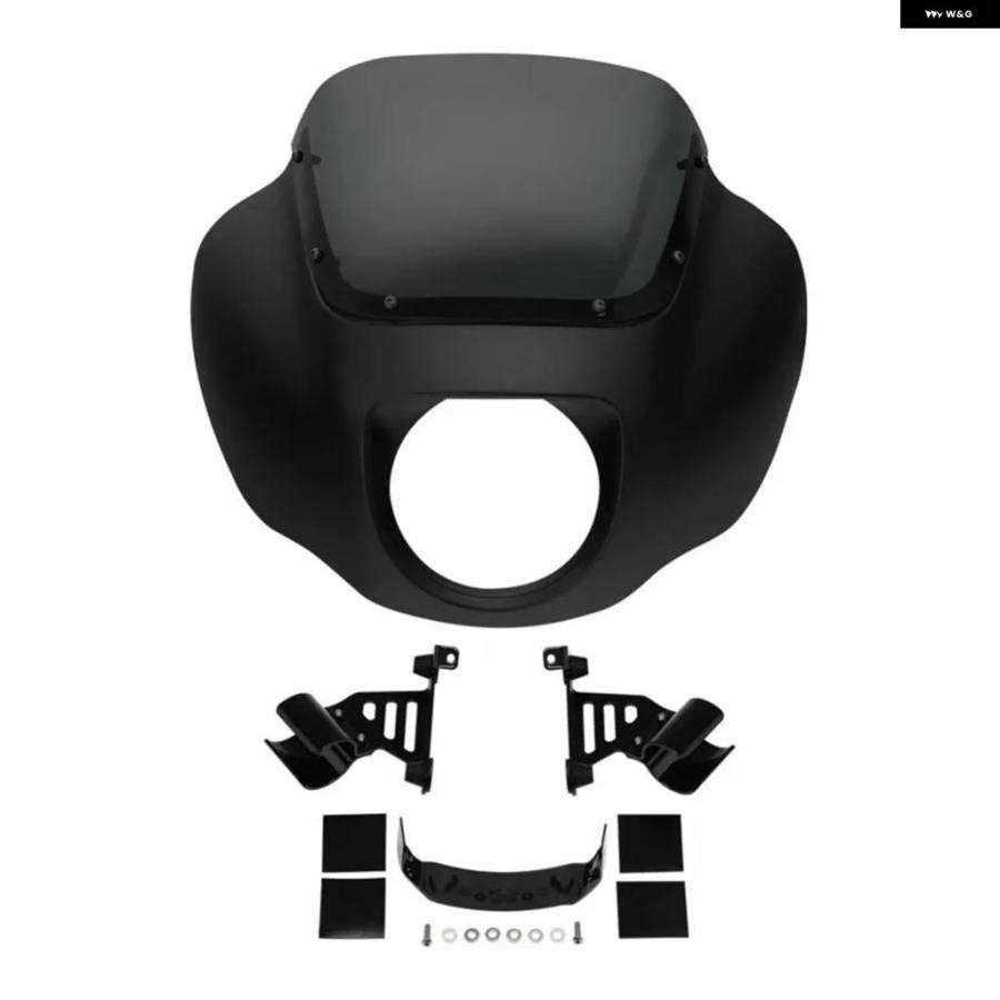 並行輸入品 ヘッドライト フェアリング ウインドシールド ブラケット ハーレー ソフテイル スタンダード ストリートボブ ローライ_3