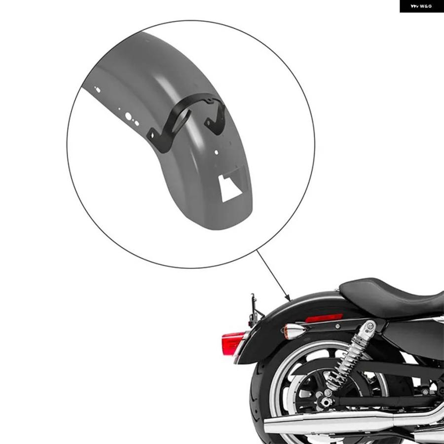 並行輸入品 リアフェンダー マウント サポート ブラケット ハーレー スポーツスター XL883 XL1200 2007 2008の画像