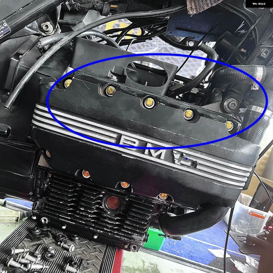 並行輸入品 オートバイ エンジン スクリュー マウント ボルト チタン 21個 BMW K100 K75 カフェレーサー アクセサの画像