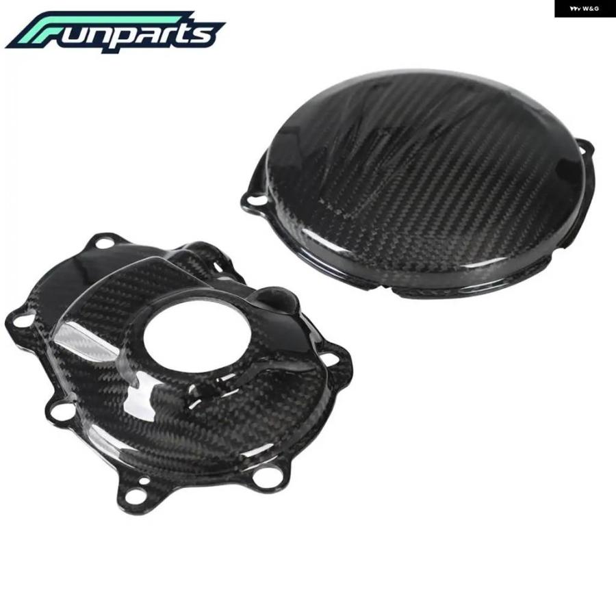 並行輸入品 バイク アクセサリー カーボン エンジン ガード FUNPARTS エンジン カバー YZ250F 2021-2024_2