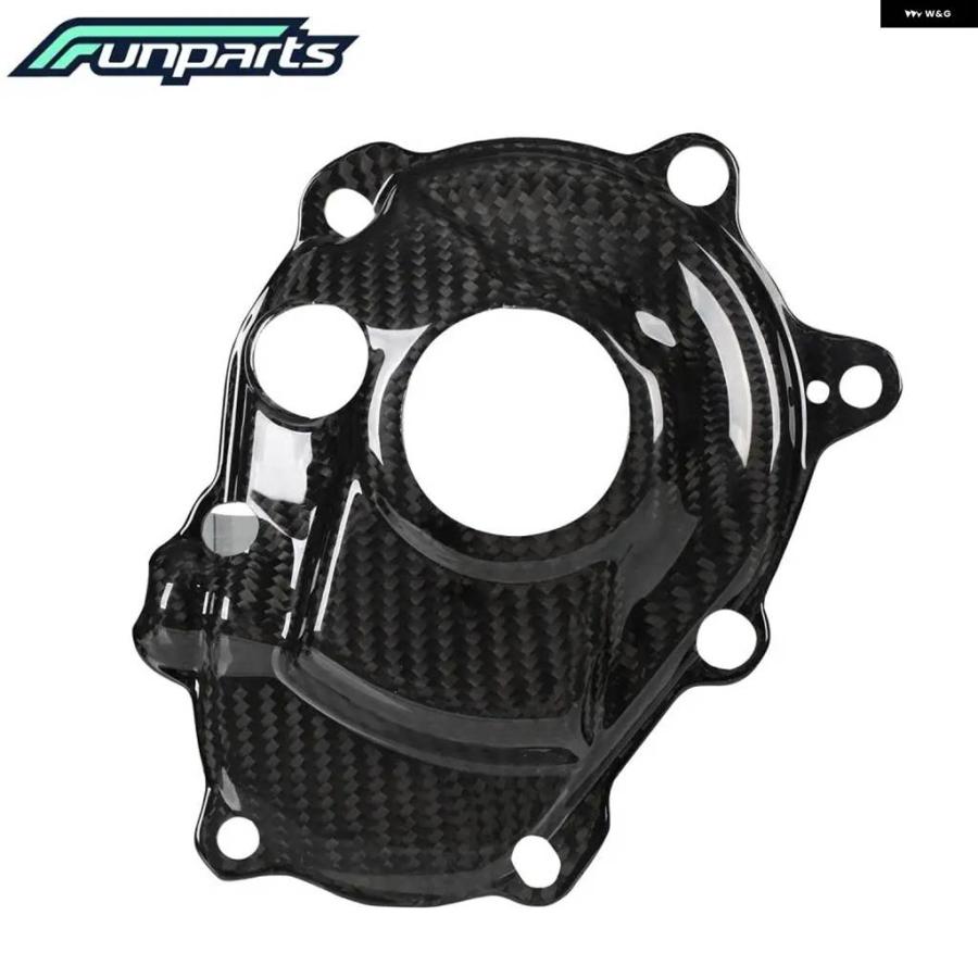 並行輸入品 バイク アクセサリー カーボン エンジン ガード FUNPARTS エンジン カバー YZ250F 2021-2024_4