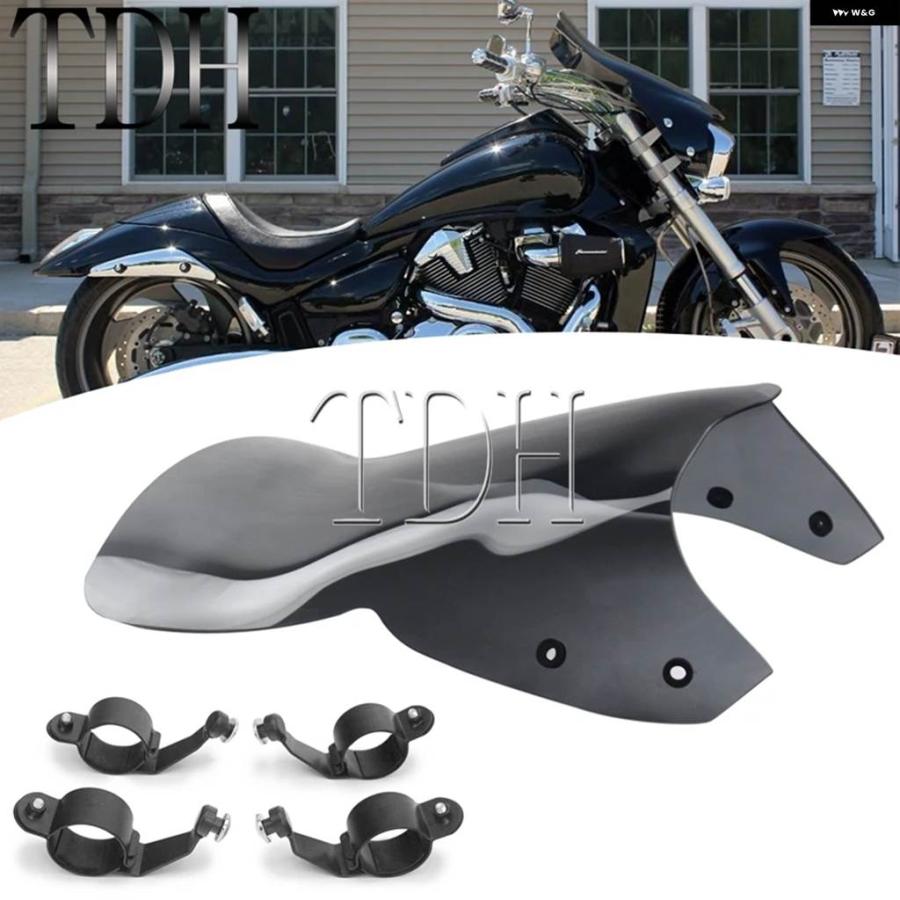 並行輸入品 10インチ ツーリング スポーツ ウィンドシールド クルーザー ウィンドスクリーン スズキ ブルバード M109R ボ_11