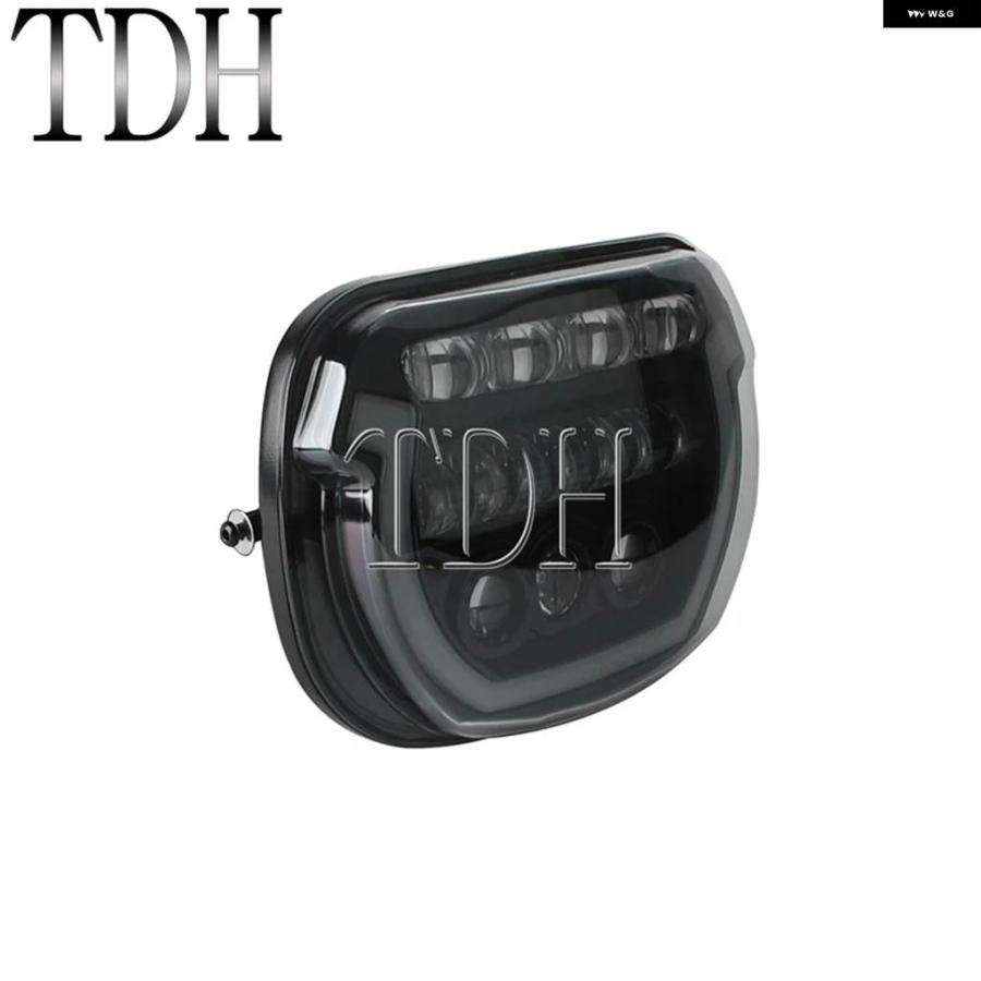 並行輸入品 E9 LED ヘッドライト プロジェクターDRLハイ/ロービーム ヘッドランプ ハーレー ストリートグライド FLHXの画像
