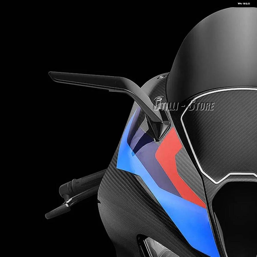 並行輸入品 BMW M1000RR M 1000 RR 2020-2024 スポーツ ウィングレット ミラー キット ステルスミラの画像
