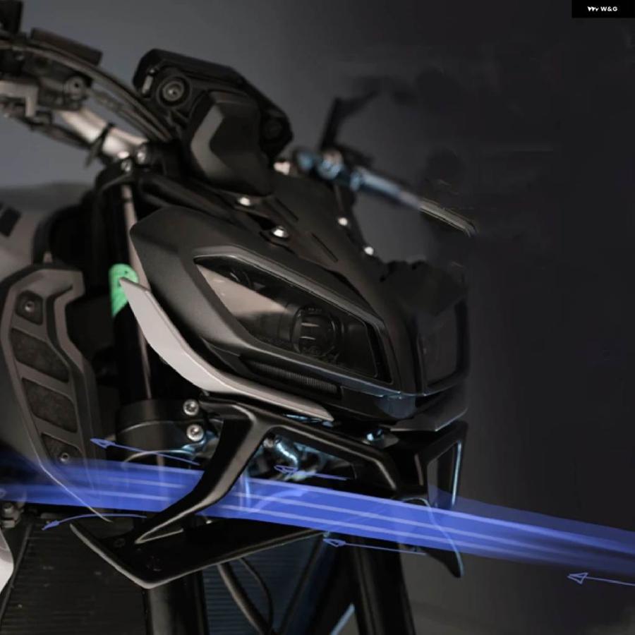 並行輸入品 オートバイ アクセサリー カワサキ Z900 PUIG ネイキッド フロントスポイラー ウィングレット エアロダイナミ_7