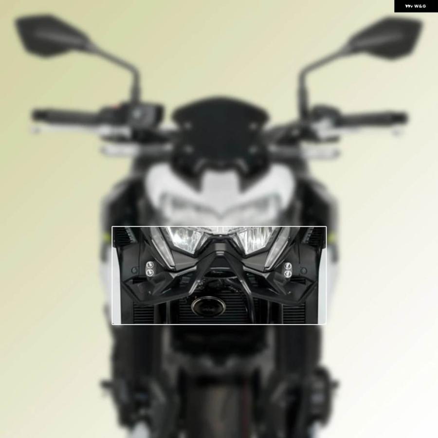 並行輸入品 オートバイ アクセサリー カワサキ Z900 PUIG ネイキッド フロントスポイラー ウィングレット エアロダイナミ_8