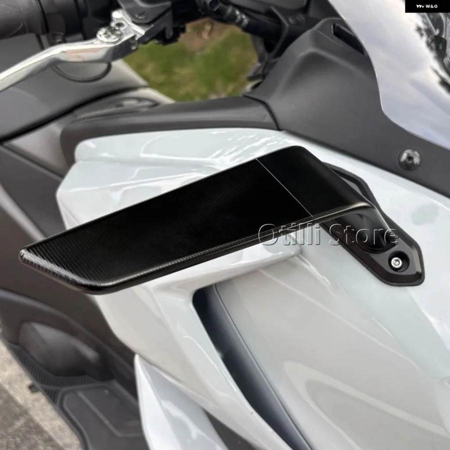 並行輸入品 アルミリアビューミラー ヤマハ T-MAX 560 T-MAX560 テックマックス 2025 バイク 調整可能ミラーの画像
