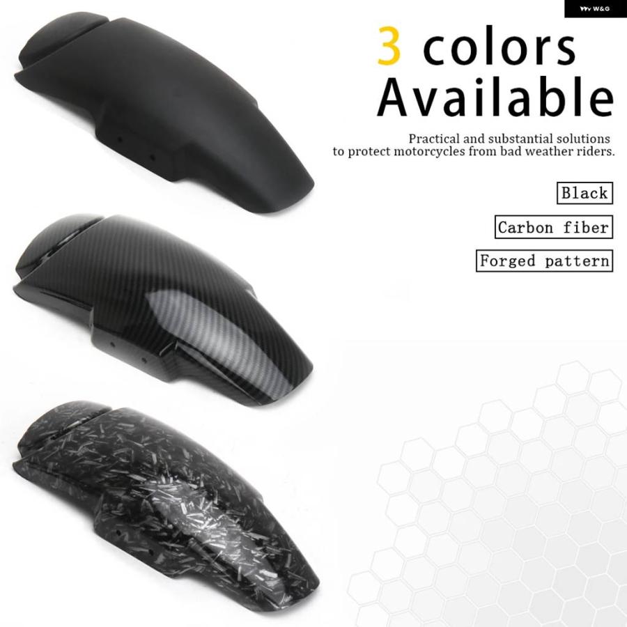 並行輸入品 3色 バイク アクセサリー フロントフェンダー マッドガード エクステンダー エクステンション ドゥカティ DESERの画像