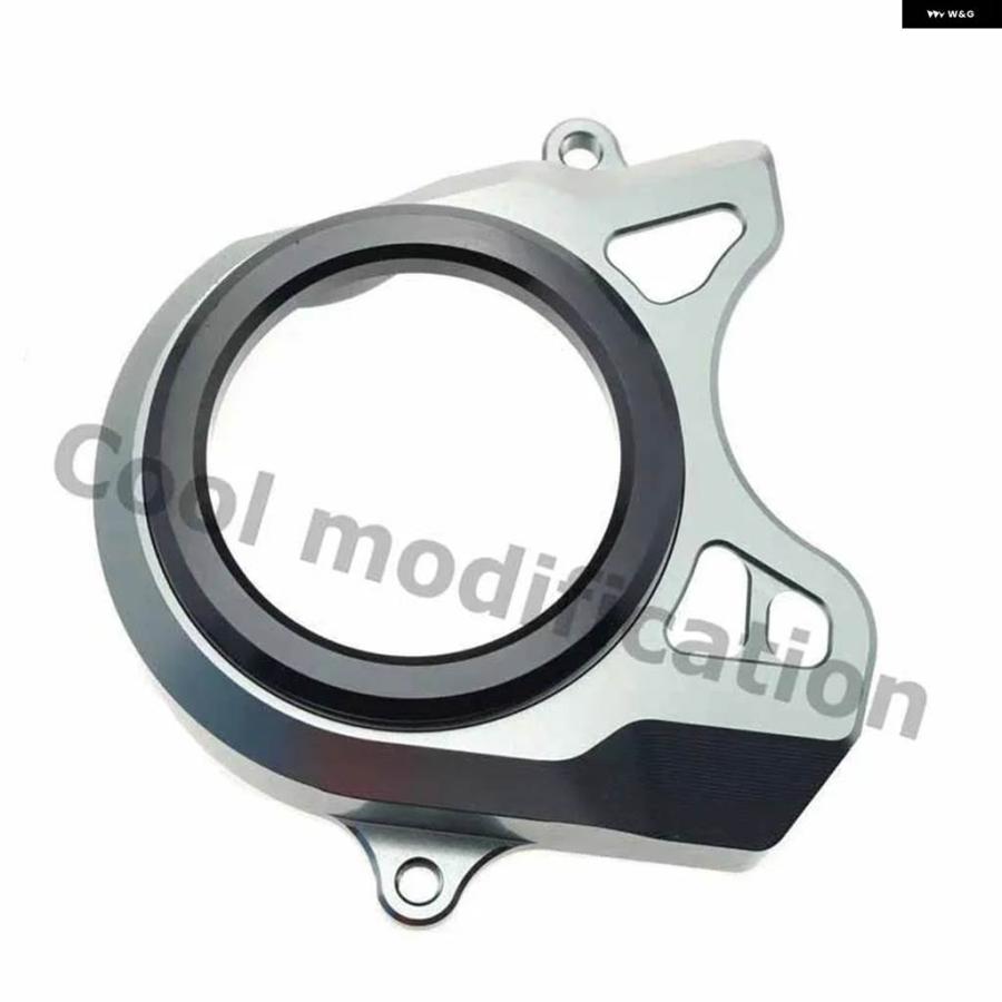 並行輸入品 CFMOTO 450SR 450 SR 2022-2023 オートバイ CNC アルミ クリア チェーン ギアキャップの画像