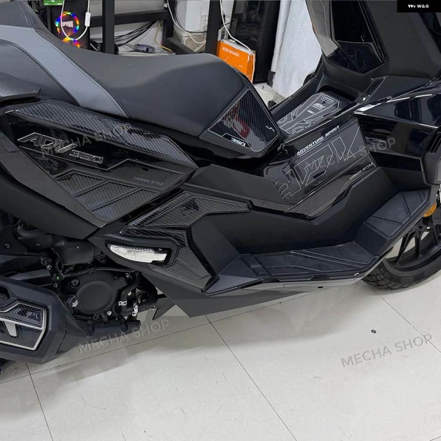 並行輸入品ADV350 ADV 350 2022 - 25 オートバイ サイド3D ステッカー 防水 傷防止 デカール アクセサリーの画像