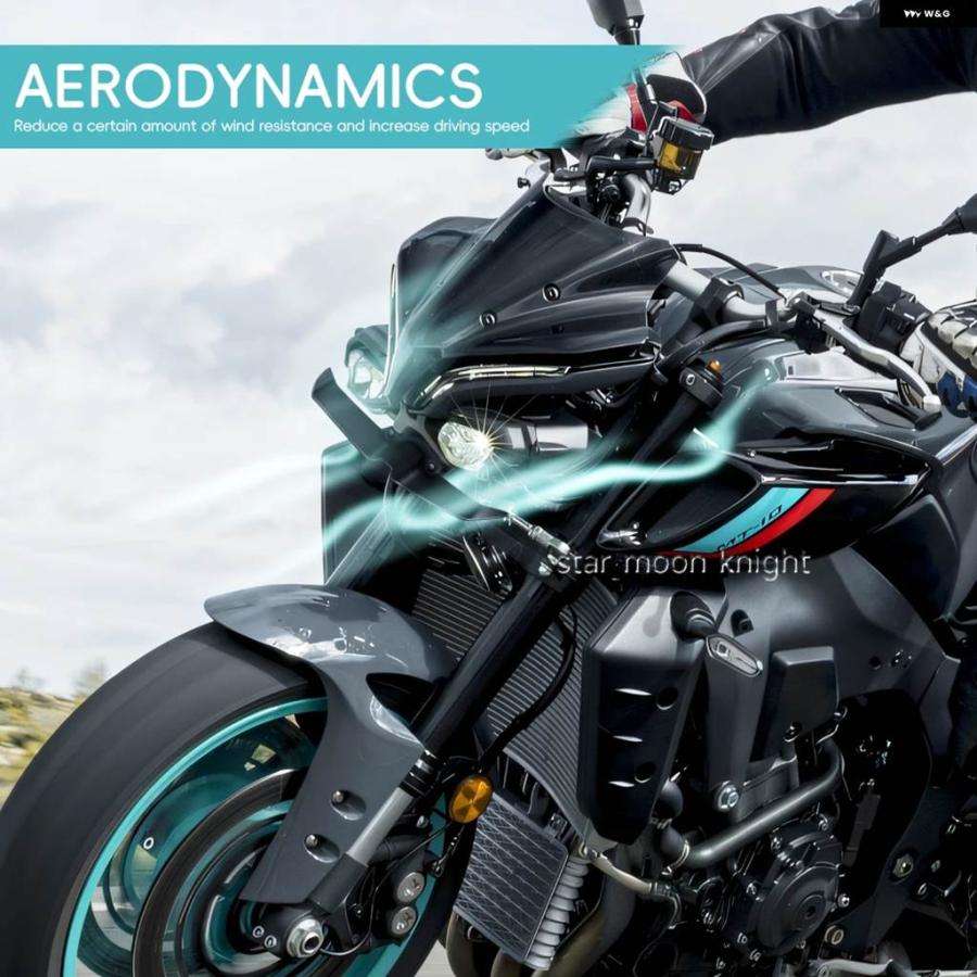 YAMAHA MT-10SP ヘッドライトユニット 並行輸入品ヘッドライト ウィング パネル ヤマハ MT-10 MT10 SP