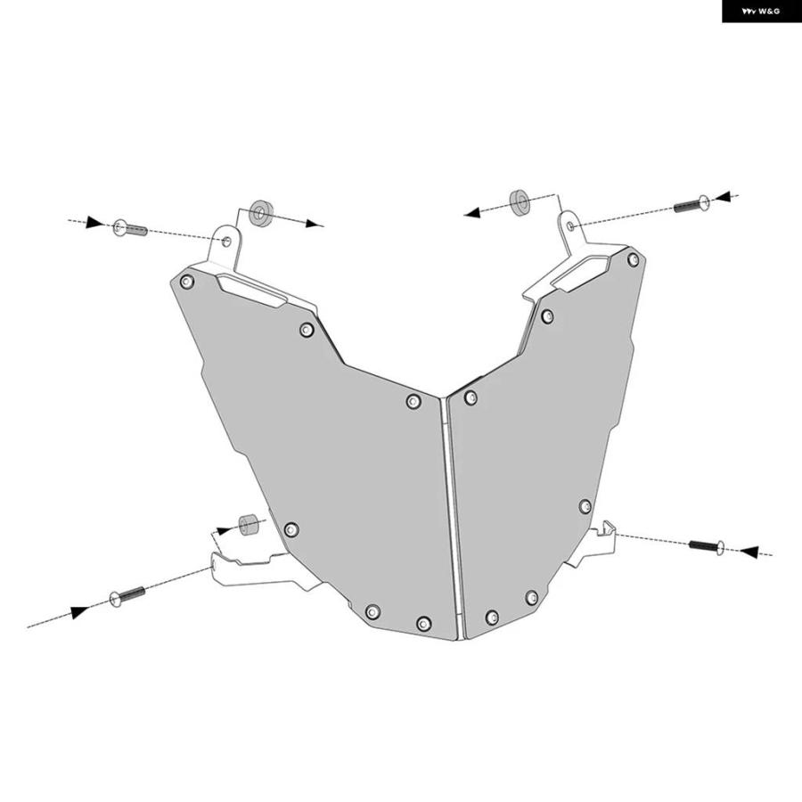 並行輸入品ホンダ XL750 TRANSALP 2022 - 2025 XL 750 XL-750 TRANSALP ヘッドライト ガード オートバイ ヘッドライト グリル カバー プロテクターの画像
