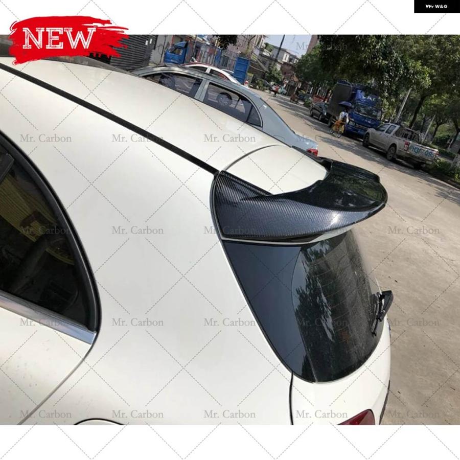 並行輸入品ルーフ ベンツ AMG A45 W176 2013-2016 ピエチャ スタイル カーボン スポイラー トリム チューニングパーツ W176 A45 カーボン ウィング リッの画像