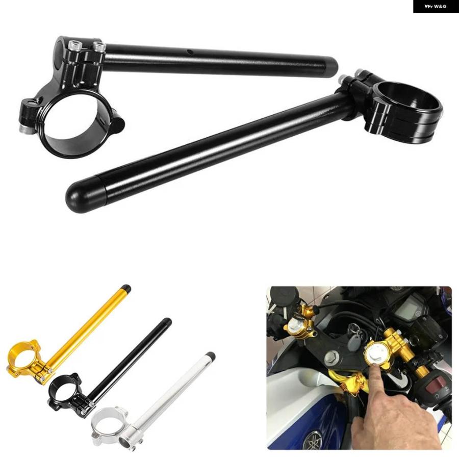 並行輸入品 GSXR1300 1999-2018 CBR1000RR 2004-2019 50MM バイク クリップオン 7/8イの画像