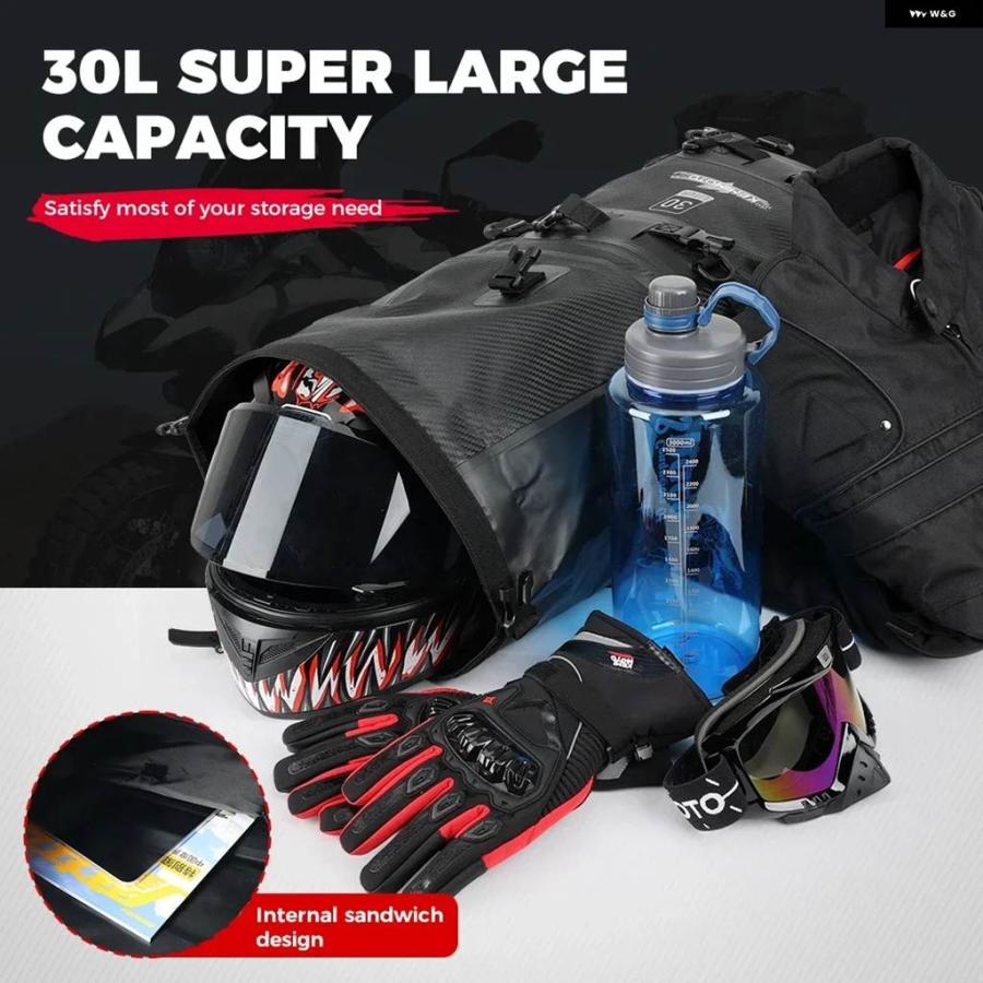 並行輸入品 バイク バンパー バッグ テール 防水 工具 収納 バッグ BMW R1250GS R1200GS アドベンチャー F_4