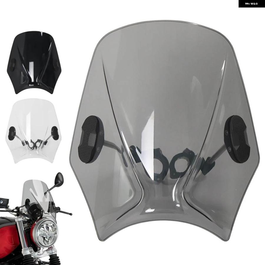 並行輸入品 オートバイ ウィンドスクリーン 汎用 バイク デフレクター 調整可能 BMW G310R R1200R F850 F8_5