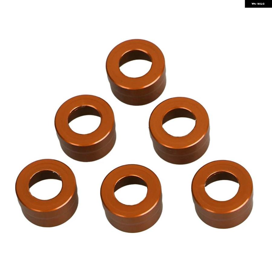 並行輸入品 66個 オートバイ オレンジ エンジン ボルトキャップ トッパーカバー ナットキット アルミ ハーレー スポーツスター_2