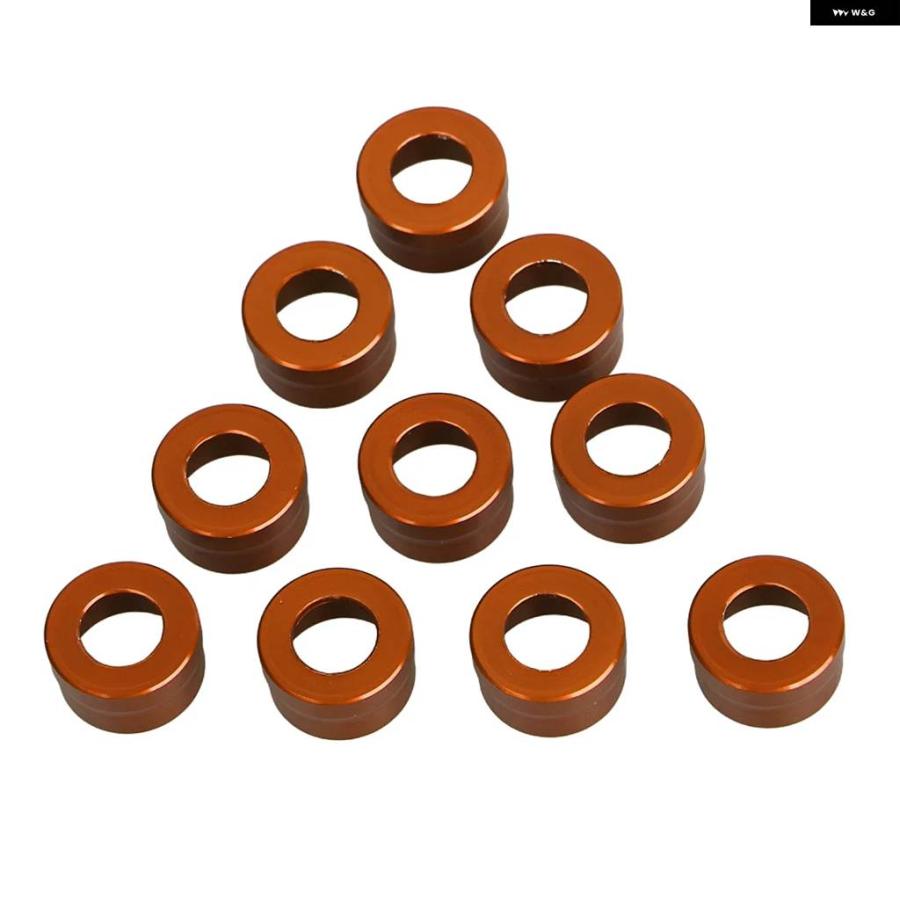 並行輸入品 66個 オートバイ オレンジ エンジン ボルトキャップ トッパーカバー ナットキット アルミ ハーレー スポーツスター_3