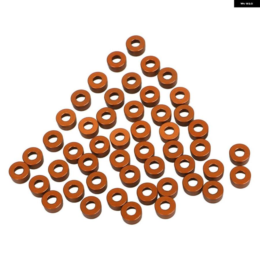 並行輸入品 66個 オートバイ オレンジ エンジン ボルトキャップ トッパーカバー ナットキット アルミ ハーレー スポーツスター_4