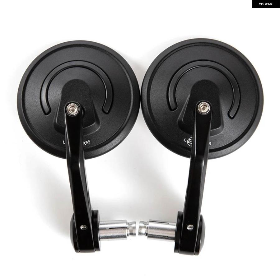 並行輸入品 バイク ハンドルバー ミラー 7/8インチ 22MM バーエンド