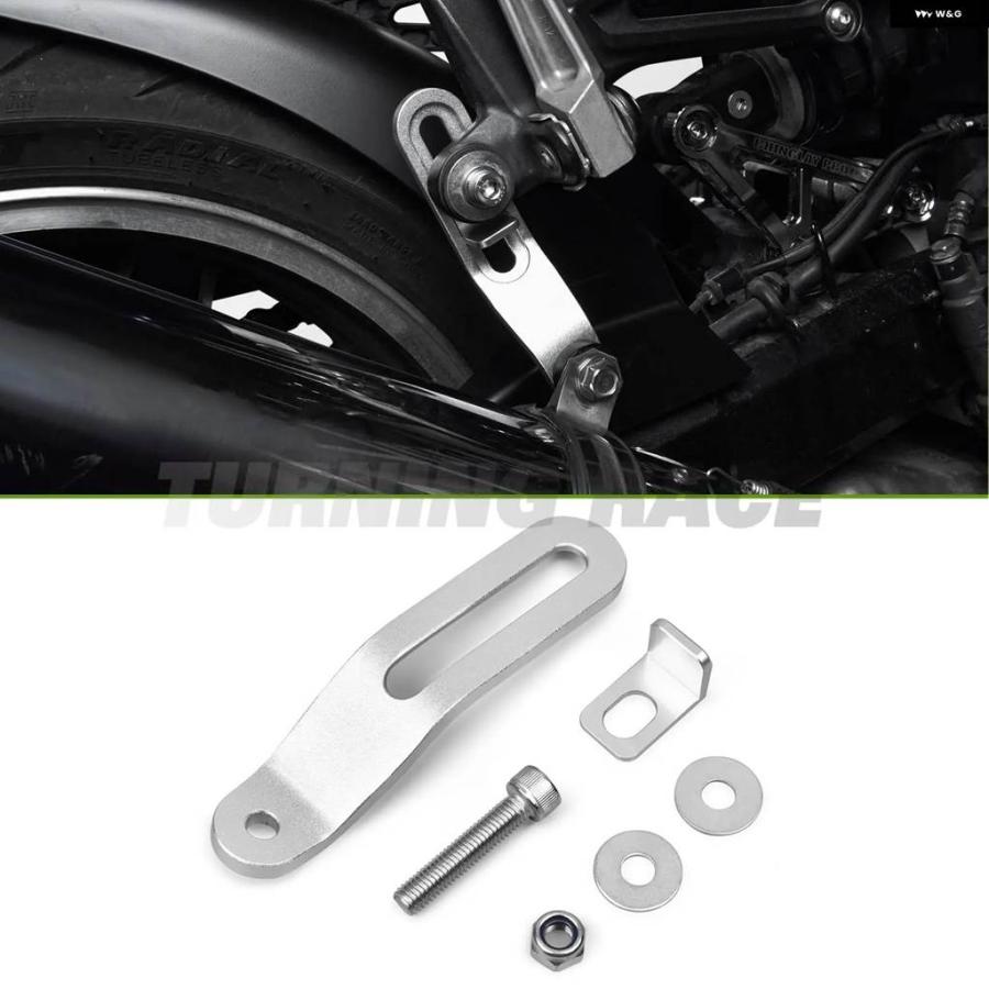 並行輸入品 カワサキ Z900RS / CAFE 2018 調整式エキゾースト ステー ブラケット エキゾースト CNC アルミ_4