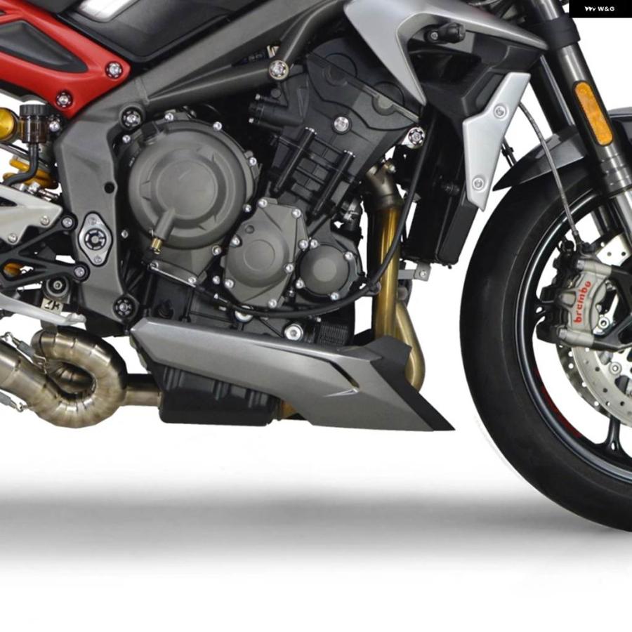 並行輸入品 765R 765RS ベリーパン エンジン アンダー シャーシ フェアリング ガード スキッドプレート スポイラー カの画像