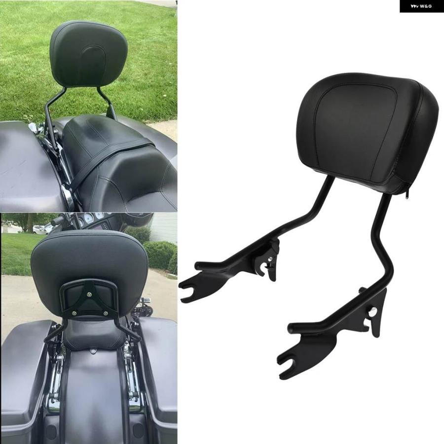 並行輸入品 バイク バックレスト シーシーバー ハーレー ツーリング ロードキング ストリートグライド ロードグライド CVO ス