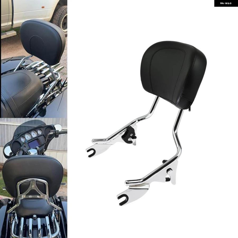並行輸入品 バイク バックレスト シーシーバー ハーレー ツーリング ロードキング ストリートグライド ロードグライド CVO ス