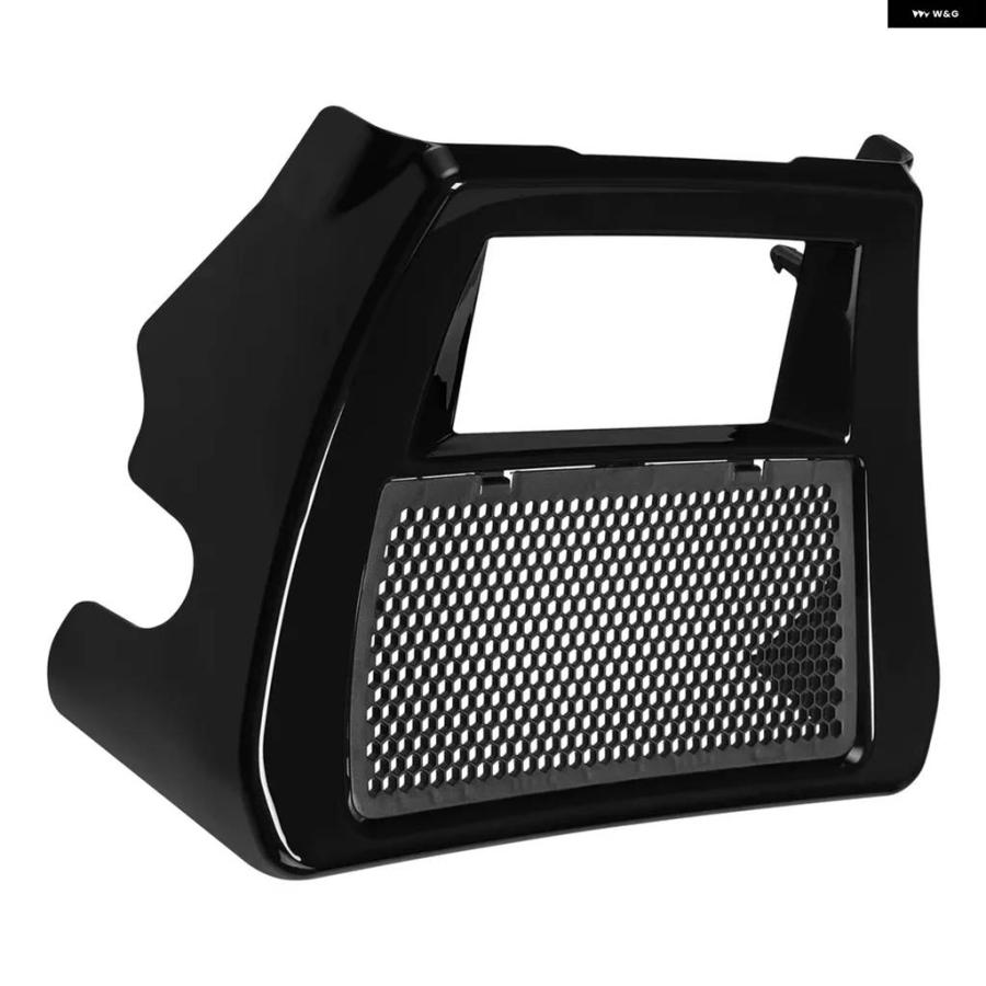 並行輸入品 バイク ブラックフロントスポイラー ラジエーター チンカバー ハーレー CVO ロードグライド ST FLTRXSTS_2