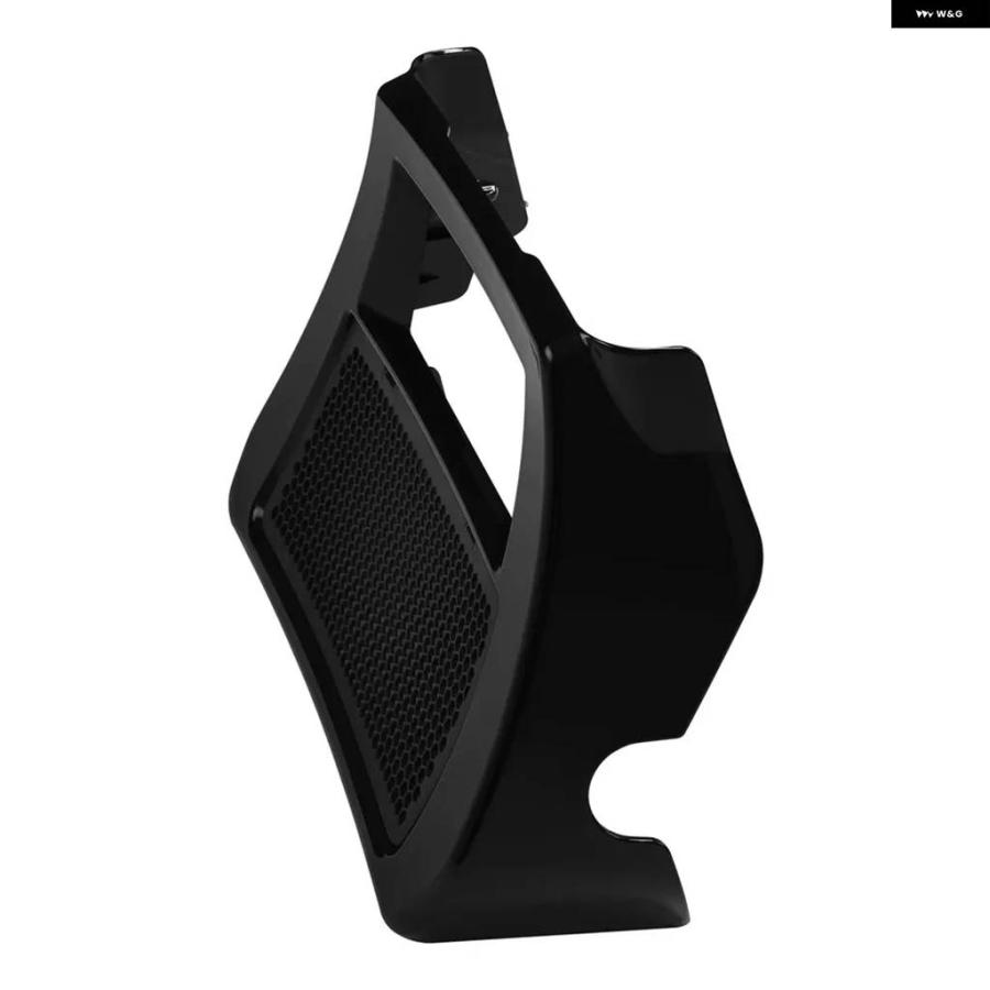 並行輸入品 バイク ブラックフロントスポイラー ラジエーター チンカバー ハーレー CVO ロードグライド ST FLTRXSTS_3