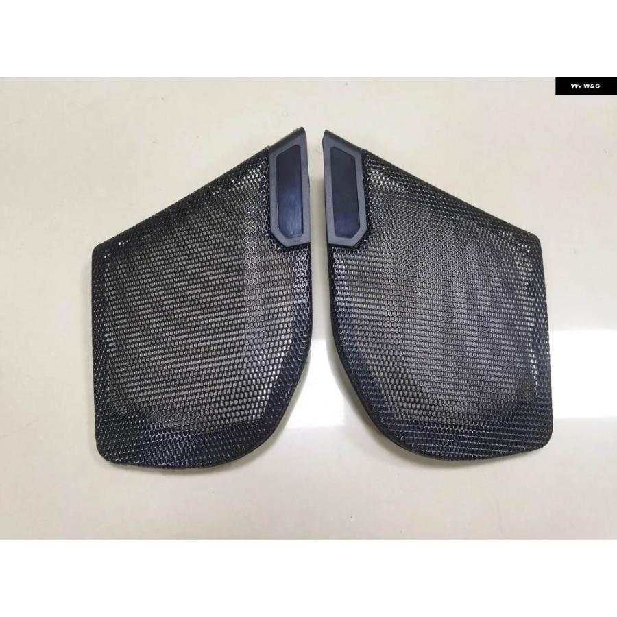 並行輸入品 オートバイ ブラックフロント フェアリング スピーカー グリル メッシュカバー ハーレー CVO ロードグライド FL_4