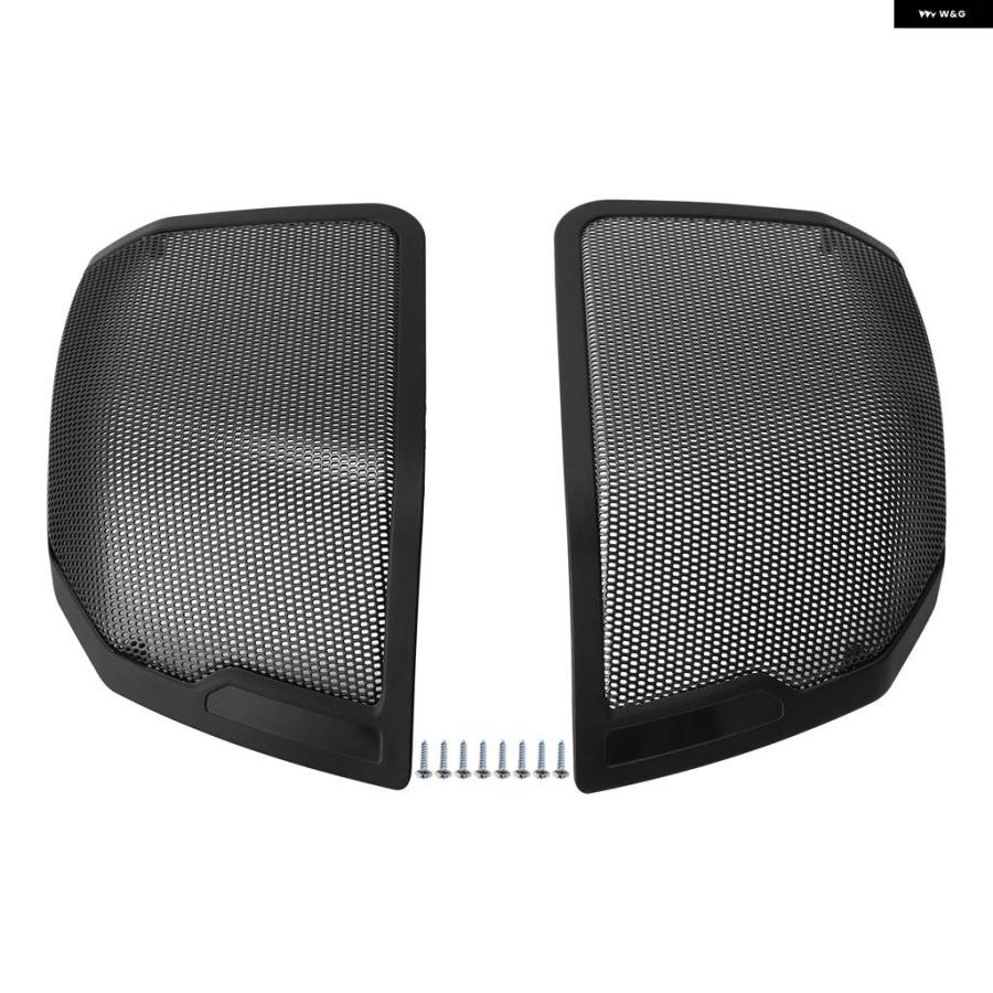 並行輸入品 オートバイ 6X9インチ サドルバッグ 蓋 スピーカー グリル ハーレー CVO ロードグライド FLTRXSE CVの画像