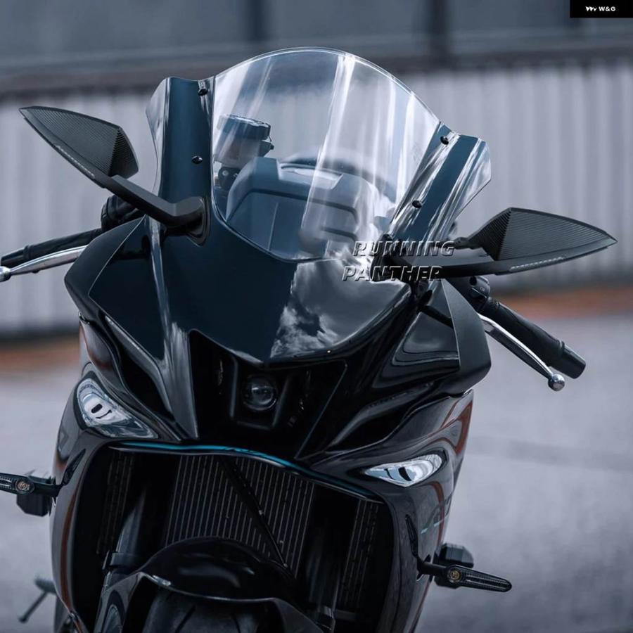 並行輸入品 バックミラー にLED ウィンカーを内蔵したカスタムYZF R7 2021- 2017-2020 カスタム パーツ_3