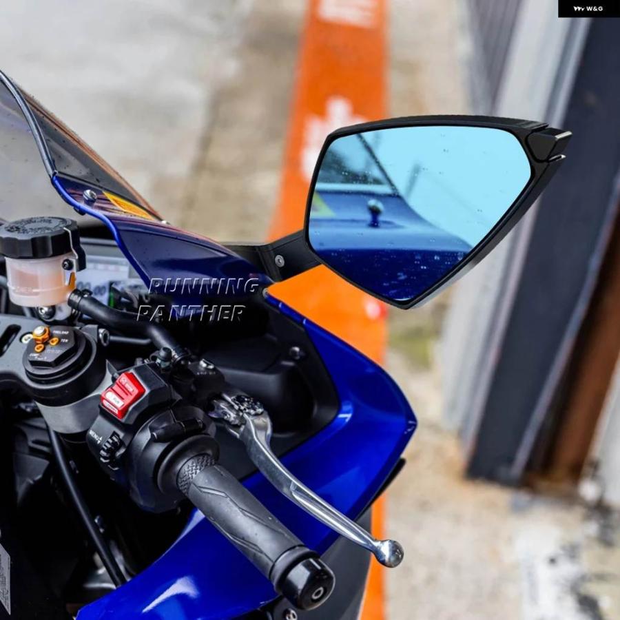 並行輸入品 バックミラー にLED ウィンカーを内蔵したカスタムYZF R7 2021- 2017-2020 カスタム パーツ_4