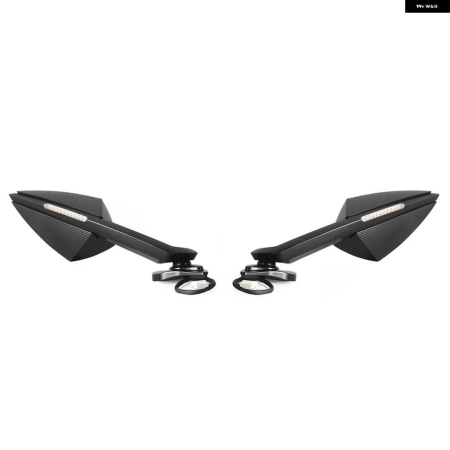 並行輸入品 バックミラー にLED ウィンカーを内蔵したカスタムYZF R7 2021- 2017-2020 カスタム パーツ_6