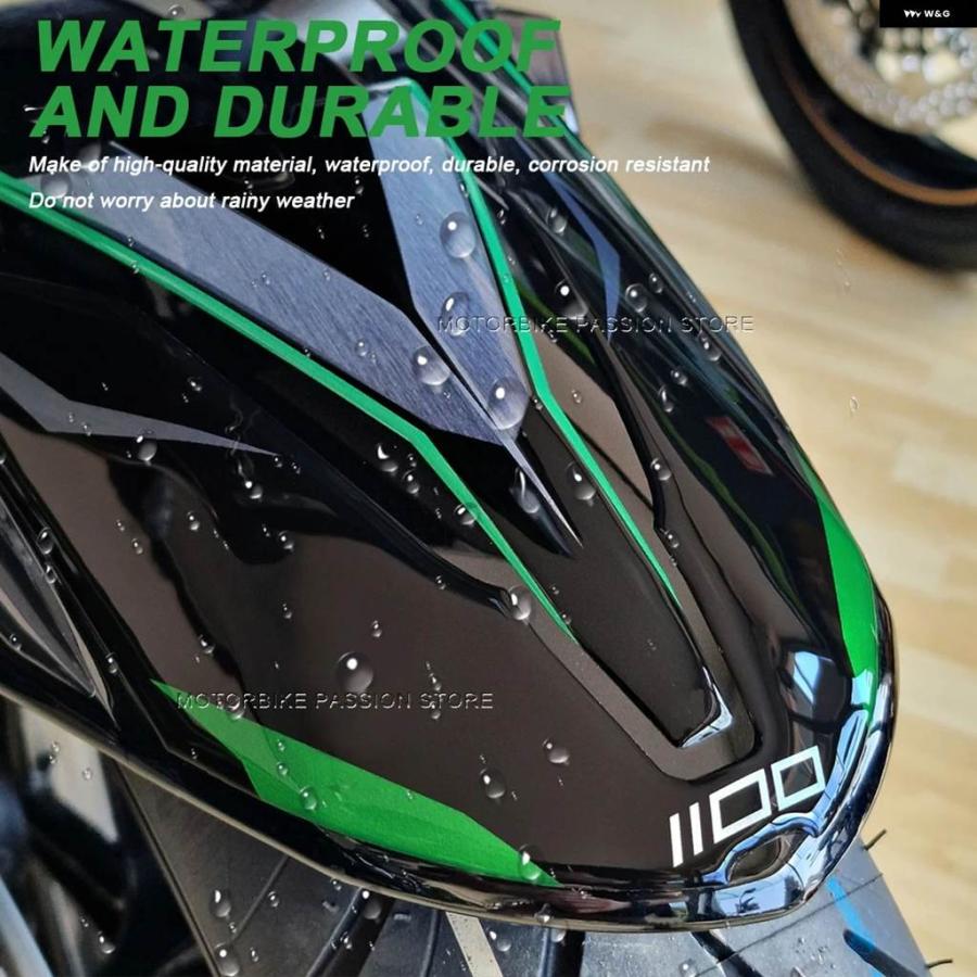 並行輸入品 カワサキ VERSYS 1100 VERSYS1100 2025 防水 ステッカー バイク ガード ステッカー 3Dエ_13