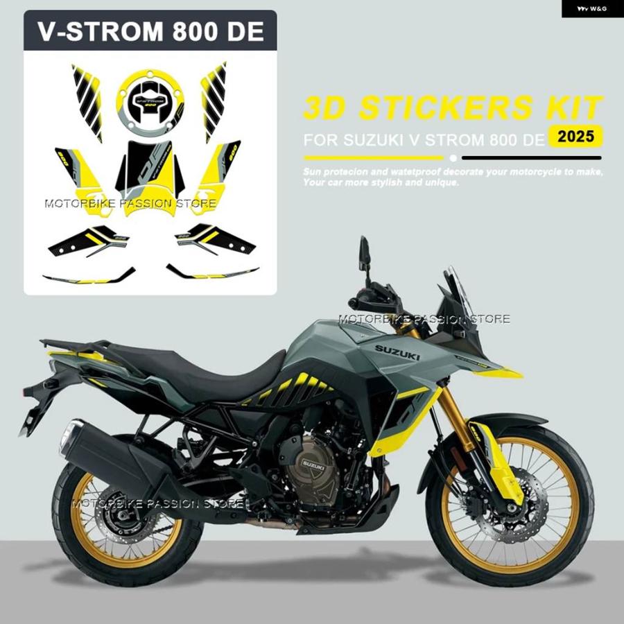 並行輸入品 800DE 2024 オートバイ 3D エポキシ ステッカー デカール