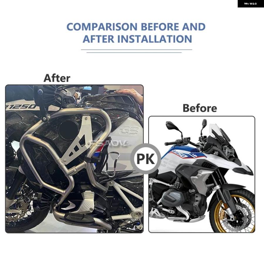 並行輸入品BMW R1250GS LC ADV クラッシュ バー タンクガード プロテクター R1250GS アドベンチャー R1250GSA 2019-2021 - 23 エンジン ガード_5