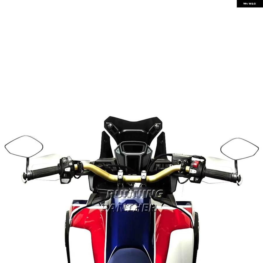並行輸入品ホンダ CRF1000L CRF1100L AFRICA TWIN ADVENTURE SPORT CRF1100AL バイク バックミラー バーエンド ハンドルバー ミラー キット_4