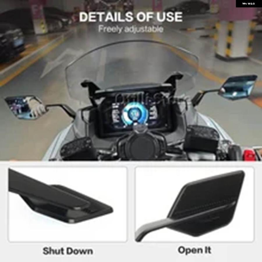 並行輸入品バイク バックミラー 調整可能ミラー ヤマハ T-MAX560 T-MAX TMAX 560 TMAX560 TECH MAX 560 2025 バックミラー_4