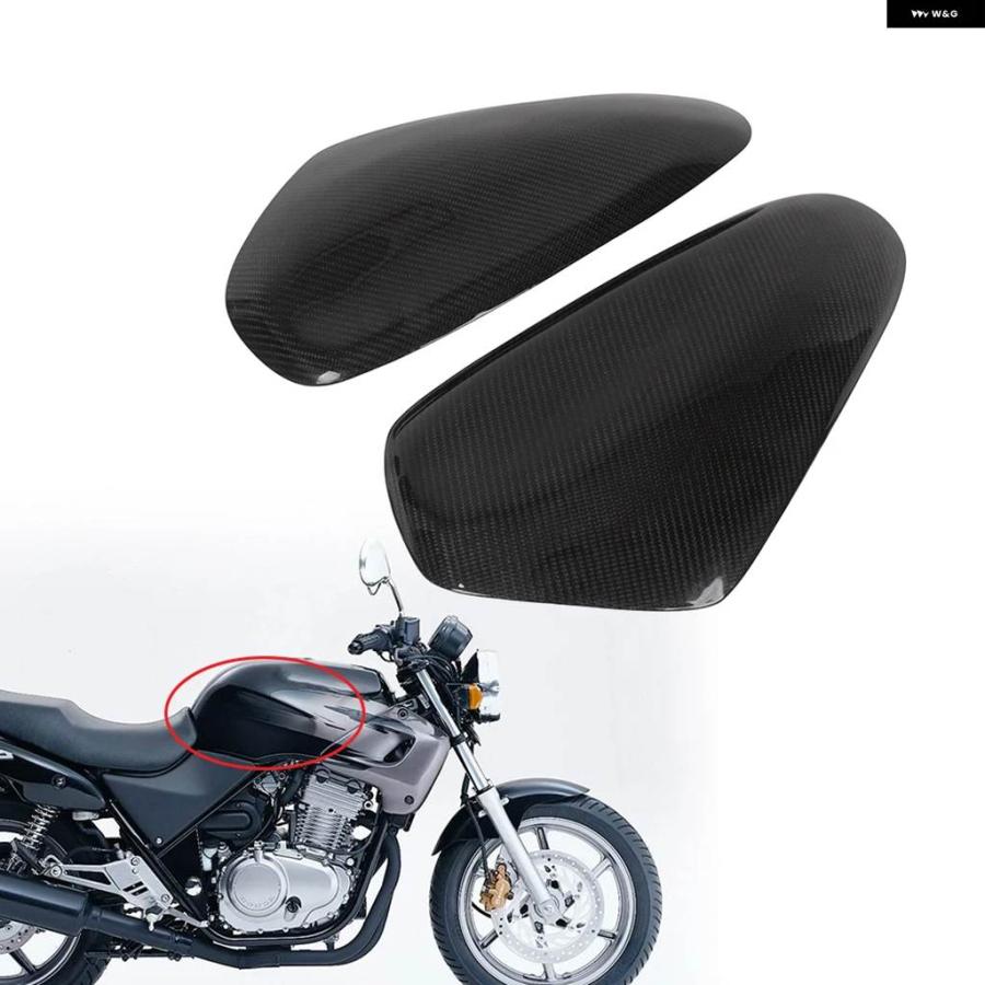 並行輸入品 ホンダ CB500 1998 - 03 カーボン ガスタンク サイド トリム カバー パネル フェアリング カウリング_3