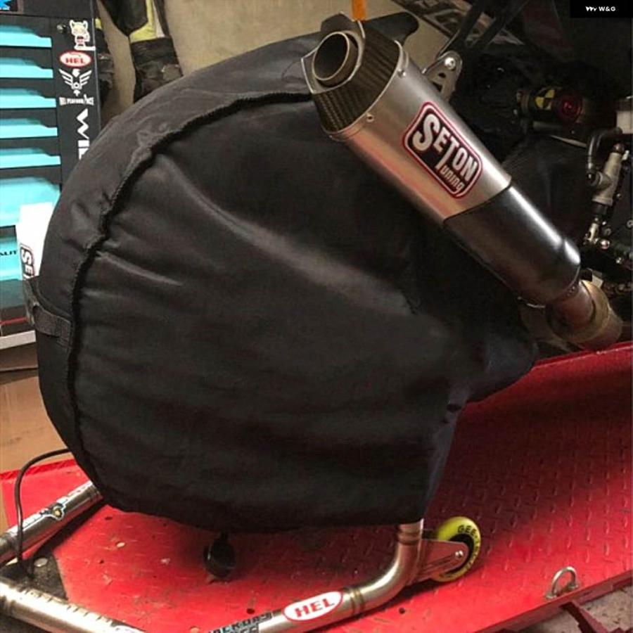並行輸入品 厚み タイヤウォーマーファスティンヒーティングウィンドストップ バイク タイヤカバー 防風保温 フロントリア 17イン