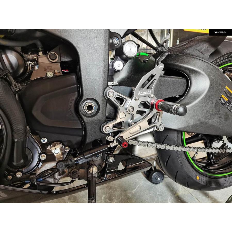 並行輸入品NWE バイク CNC 足部セット カワサキ ZX-6R ZX636 2024-2025