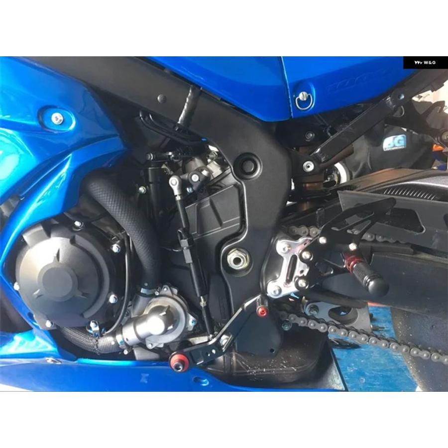 並行輸入品スズキ オートバイ CNC調整式 リアセット フットレスト GSXR1000 GSX-R1000 L7-M5 2017-2025 フットレスト_6