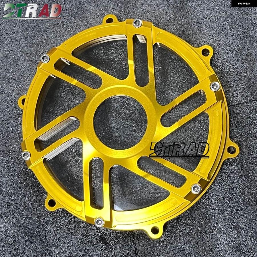 並行輸入品ドゥカティ パニガーレR SP 2018-2023用 右側クリアクラッチカバー ピニオンキット バイク アクセサリー CNCアルミ_7