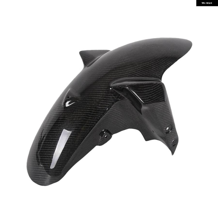 並行輸入品バイク カーボンフロントフェンダー マッドガード ハガー フェアリング ヤマハ MT-09 FZ-09 2015 - 19用_2