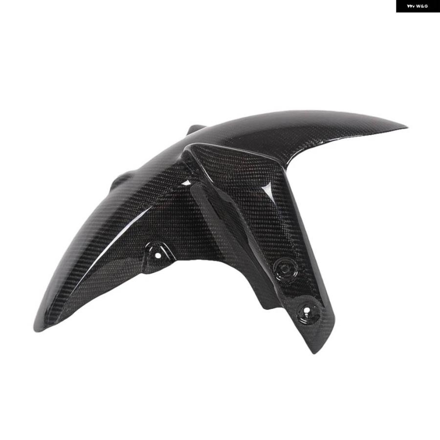 並行輸入品バイク カーボンフロントフェンダー マッドガード ハガー フェアリング ヤマハ MT-09 FZ-09 2015 - 19用_3