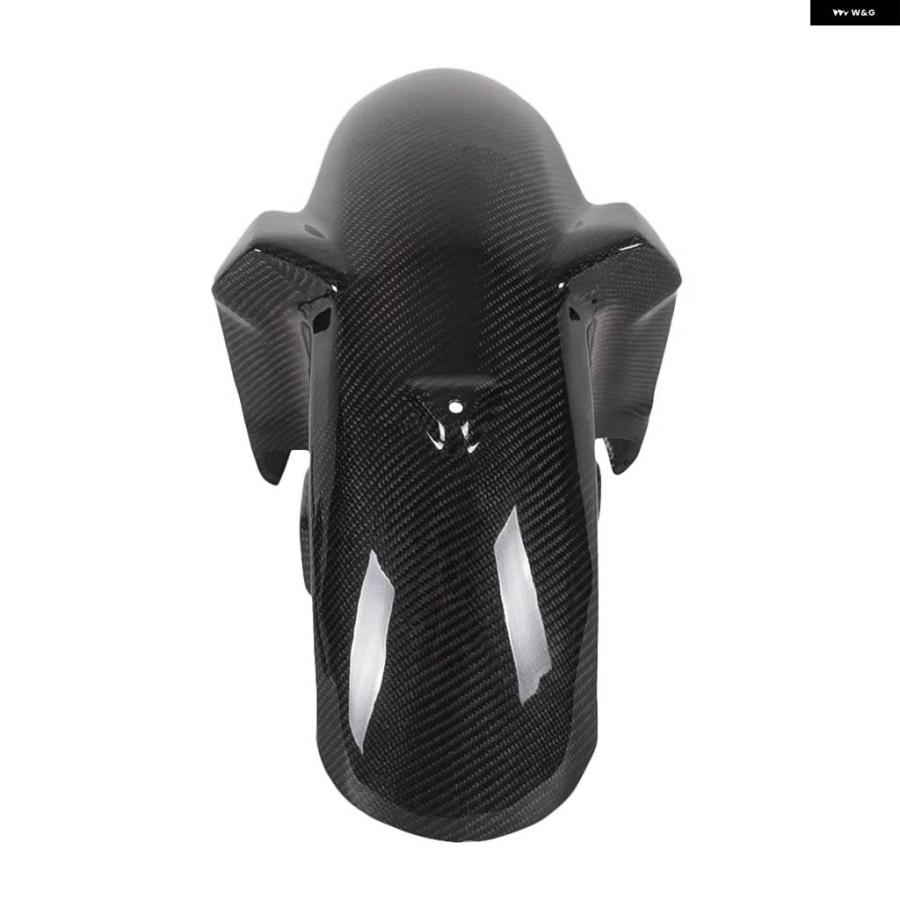 並行輸入品バイク カーボンフロントフェンダー マッドガード ハガー フェアリング ヤマハ MT-09 FZ-09 2015 - 19用_6